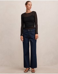Forever New - Alex Lace Long Sleeves Top