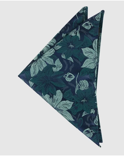 yd. - Dornan Floral Pocket Square