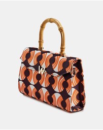 Wolf - Wolf Evie Collection Large Bag with Echo Tang Print
