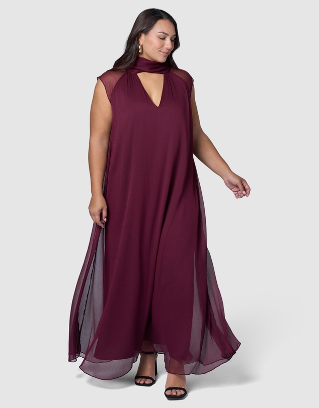 Pink Dusk by Curve Project - Intoxicating Maxi Dress
