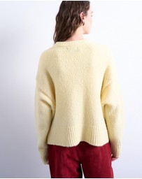 TOPSHOP - Knitted Wool Blend Fluffy Ultimate Jumper