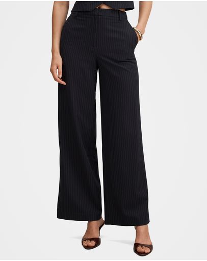 Navy Pinstripe Suit