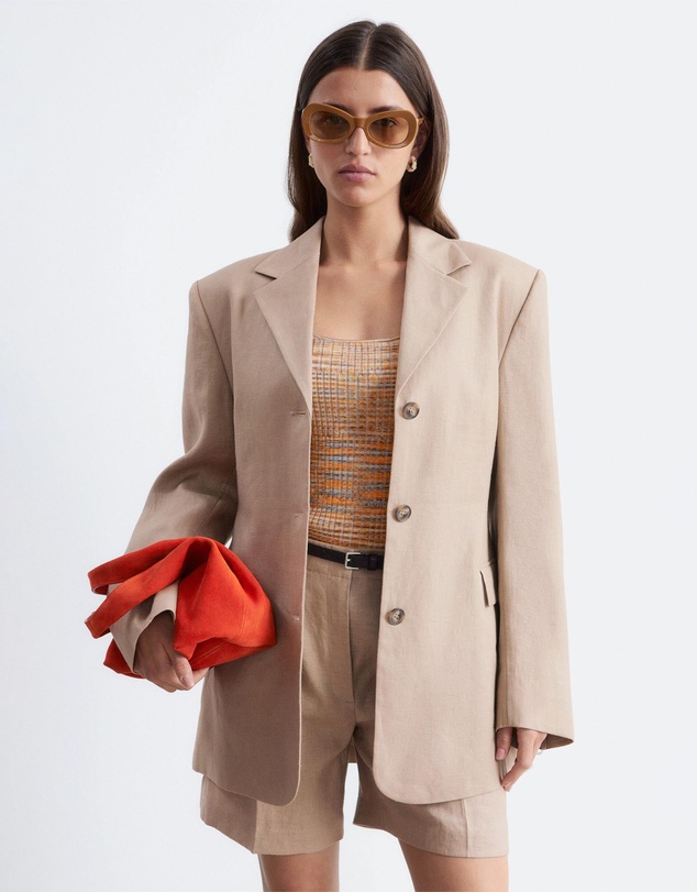 & Other Stories - Tapered Linen Blazer