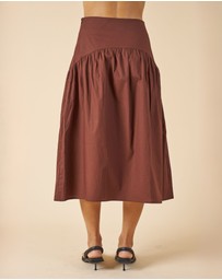 CAMIXA - Mare Cotton Midi Skirt