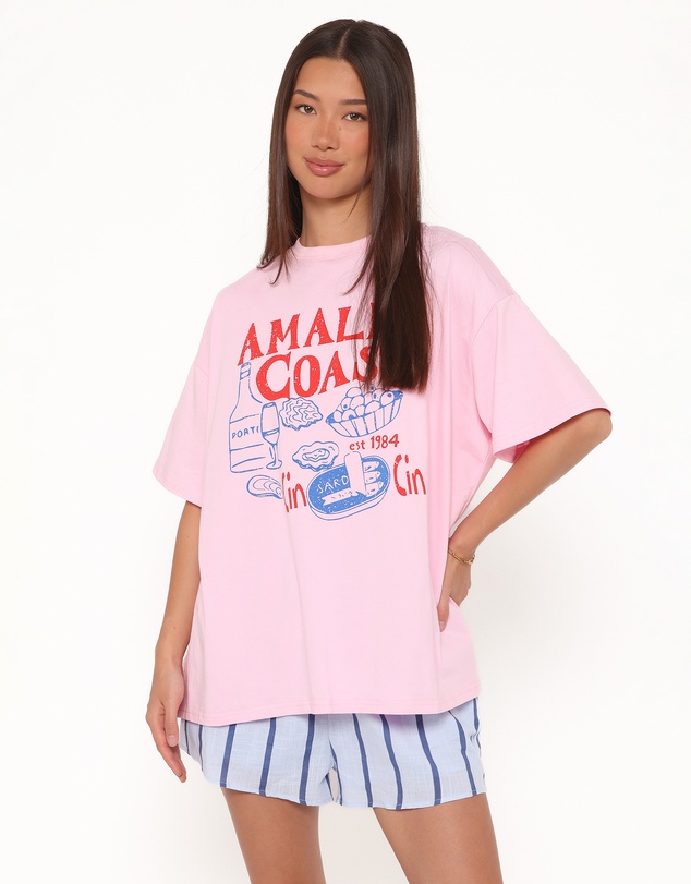Petal & Pup - Bridget Short Set - Pink Amalfi Coast