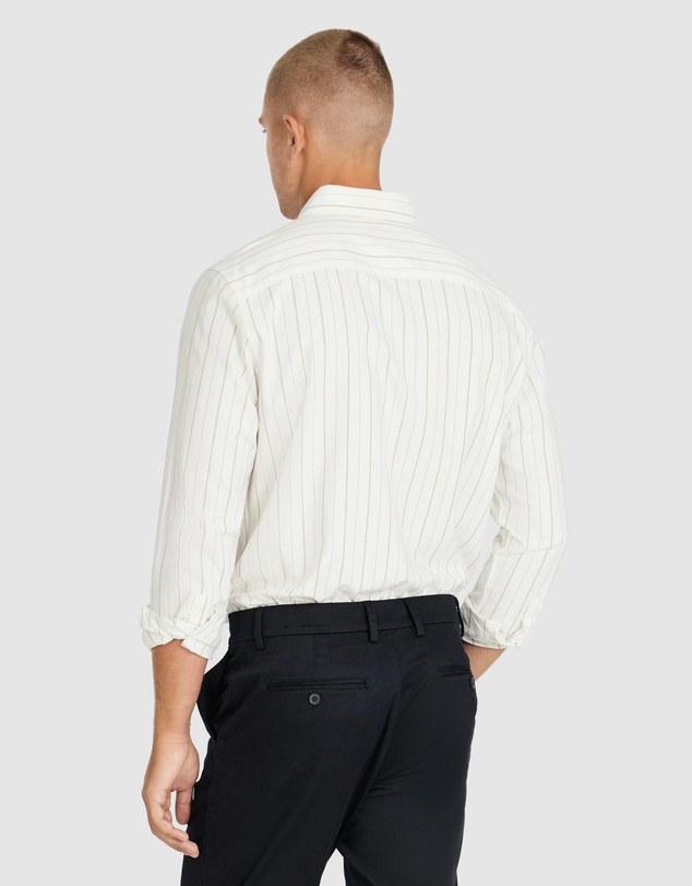 Tarocash - Amaro Stripe Oxford Shirt