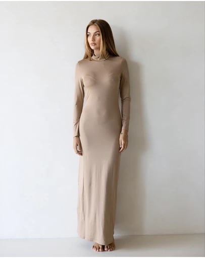 Mod Squad - Luxe Long Sleeve Slip Dress Base Layer
