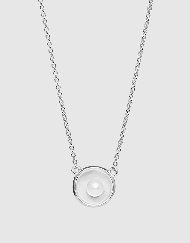 Najo - Capri Silver and Pearl Necklace