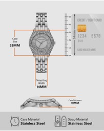 Michael Kors - Harlowe Silver Analogue Watch