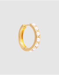 FAIRLEY - Crystal Pearl Maxi Hoops