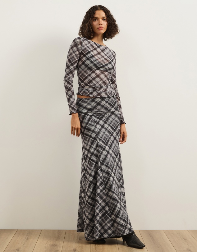 Atmos&Here - Maura Mesh Maxi Skirt