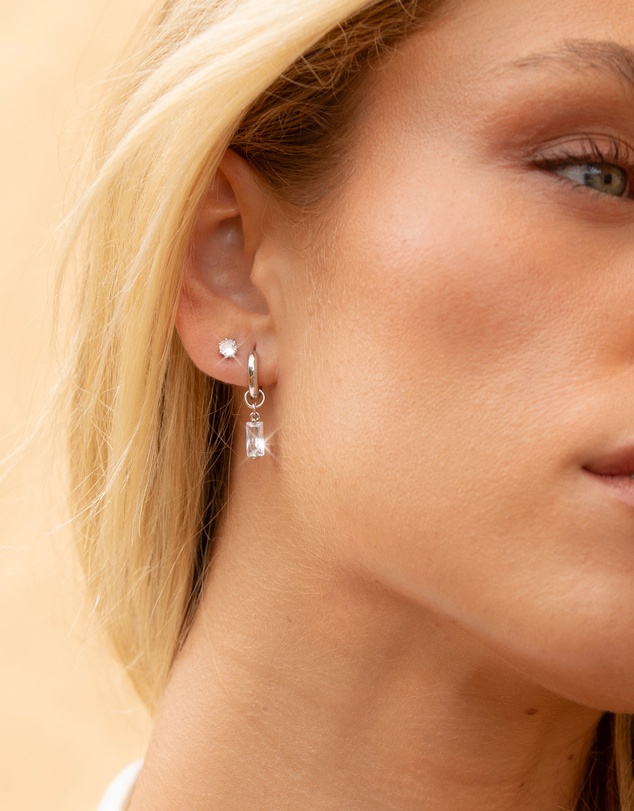 Mestige - Elira Earrings - Silver Plated