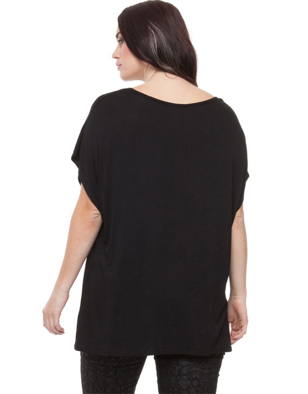 BASIC 17 Sundays - Dolman Sleeved Deep V-Neck