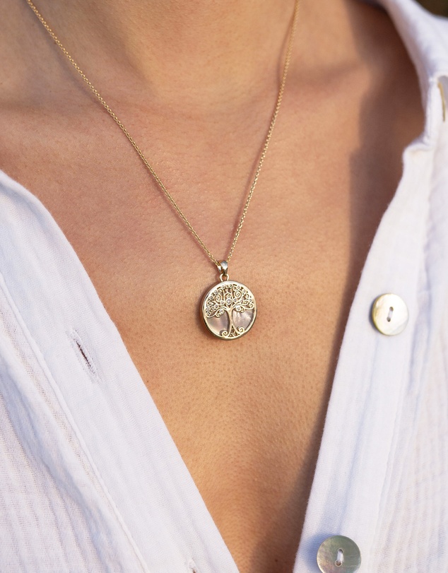 Mestige - Willow Tree of Life Set - 18K Gold Plated