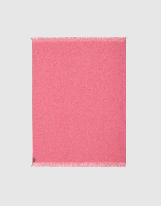 St Albans - Mohair Throw Rose