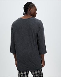 Surrounded By Ghosts - The Alloclasite Relaxed 3/4 Sleeve T-Shirt