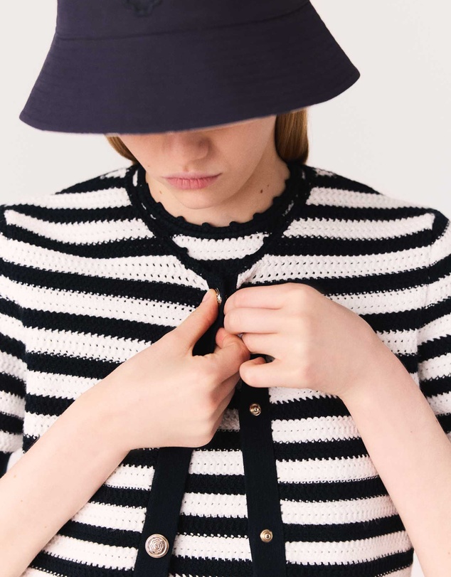 Maje - Mistripes Cardigan
