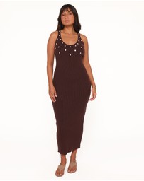 Petal & Pup - Gabby Maxi Dress - Brown