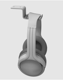 iWorld - Kanto HHW Universal Under Desk Headphone Hook, White