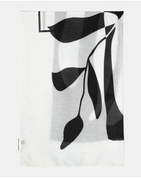 Morgan & Taylor - Olivia Light-Weight Scarf in Black & White