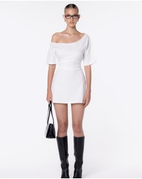 JGR & STN - Cinched Tee Mini Dress