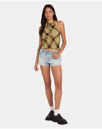 RVCA - Womens Harper Halter Tank Top