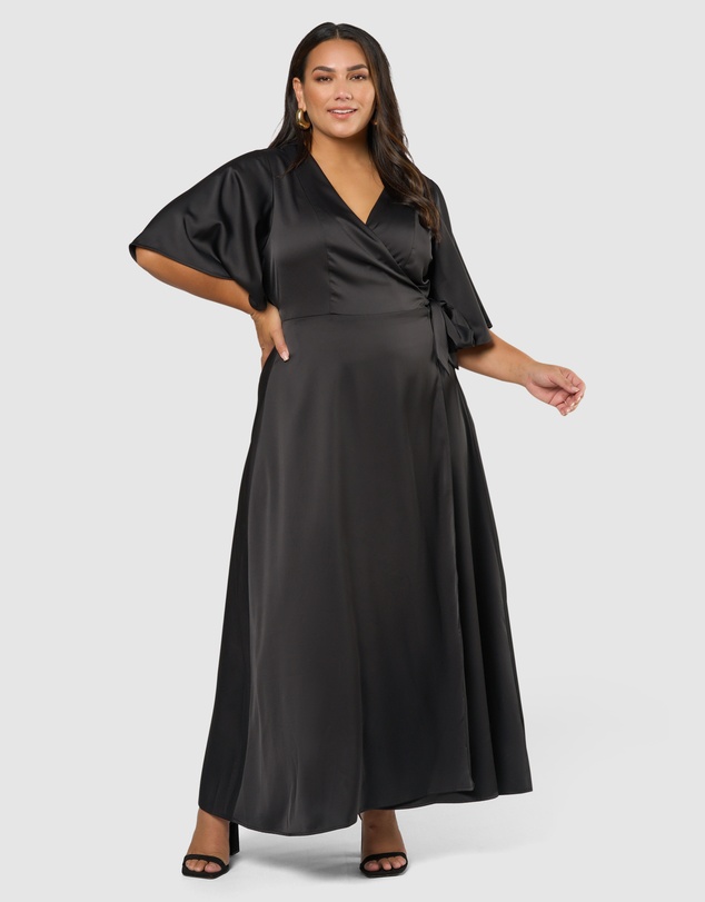 Pink Dusk by Curve Project - Glitz and Glam Maxi Dress