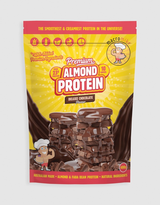 Macro Mike - Deluxe Chocolate Premium Almond Protein - 400g