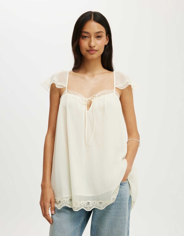 Cotton On - Florence Flutter Sleeve Tunic