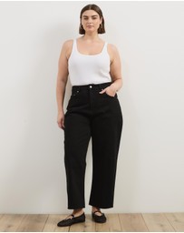 Atmos&Here Curvy - Milla Straight Leg Jeans