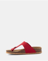 BioNatura - Devina Leather Thong Sandals