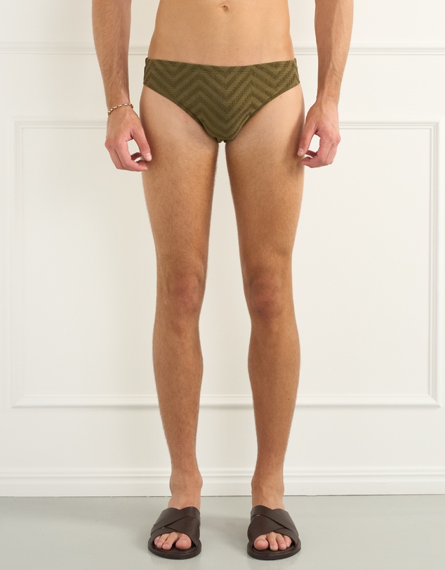 Aqua Blu Australia - Building Blocks Khaki Racer Briefs