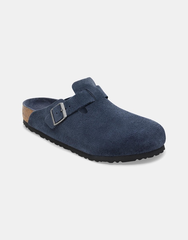 Birkenstock - Boston SFB Tonal Footbed Suede Leather Narrow - Women's