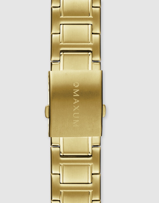 Maxum - Lansdowne Band - Gold Tone Bracelet