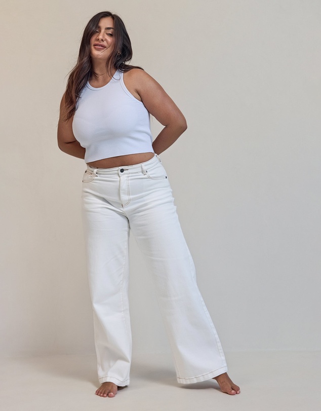 All About Eve - Jacqui Wide Leg Vintage White