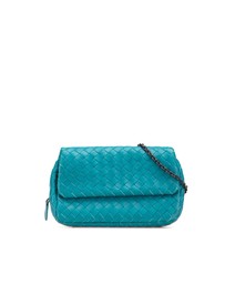 Pre-Loved by Azura Reborn - Pre-Loved Mini Nappa Intrecciato Expandable Chain Crossbody