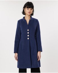 Pink Ruby - Touch of Class Pea Coats