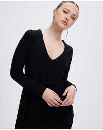 Romance by Honey and Beau - Farrah Long Sleeve Dress
