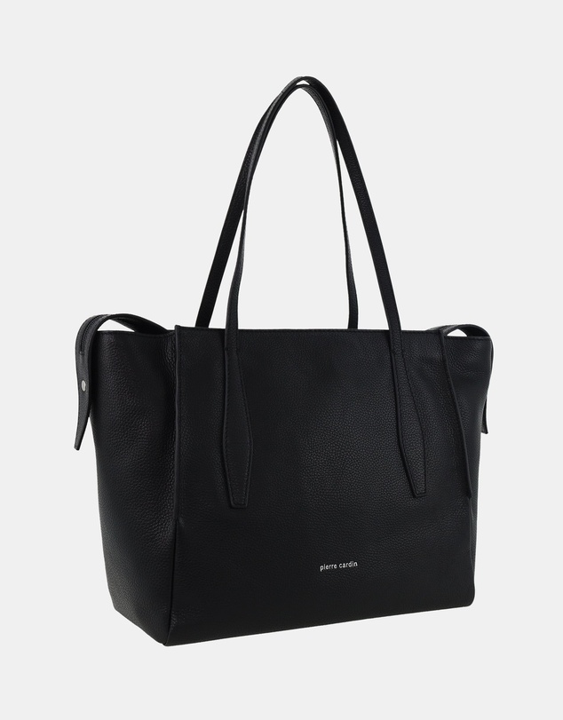 Pierre Cardin - Pierre Cardin Ladies Leather Shopper Tote