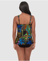 Miraclesuit Swimwear  - Amazonia Dazzle Underwired Draped Tankini Top