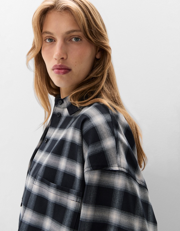 UNISON - Check Oversized Shirt