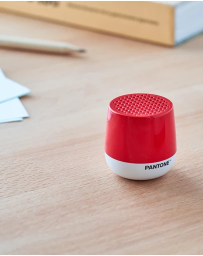 Lexon - Lexon Mino+ Mini Bluetooth Speaker PANTONE - 2035 Red