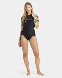 Billabong - Womens Des Tropiques Long Sleeve Rash Vest
