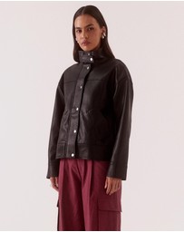 SOVERE - Verin Faux Leather Jacket