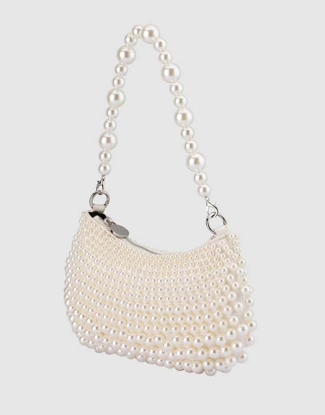 Olga Berg - Pia Pearl Croissant Bag