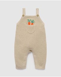 Purebaby - Knitted Bunny Overall -Kids-Babies
