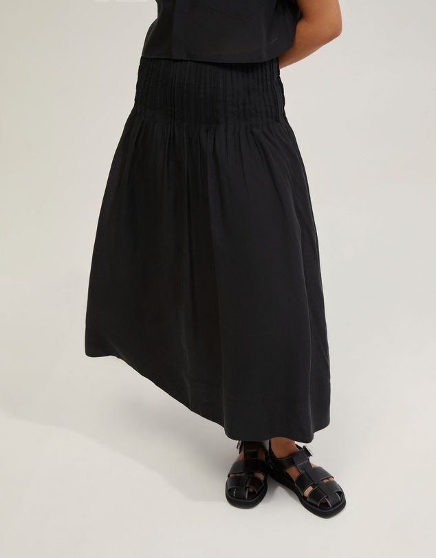 Oxford - Astra Pin-Tuck Skirt