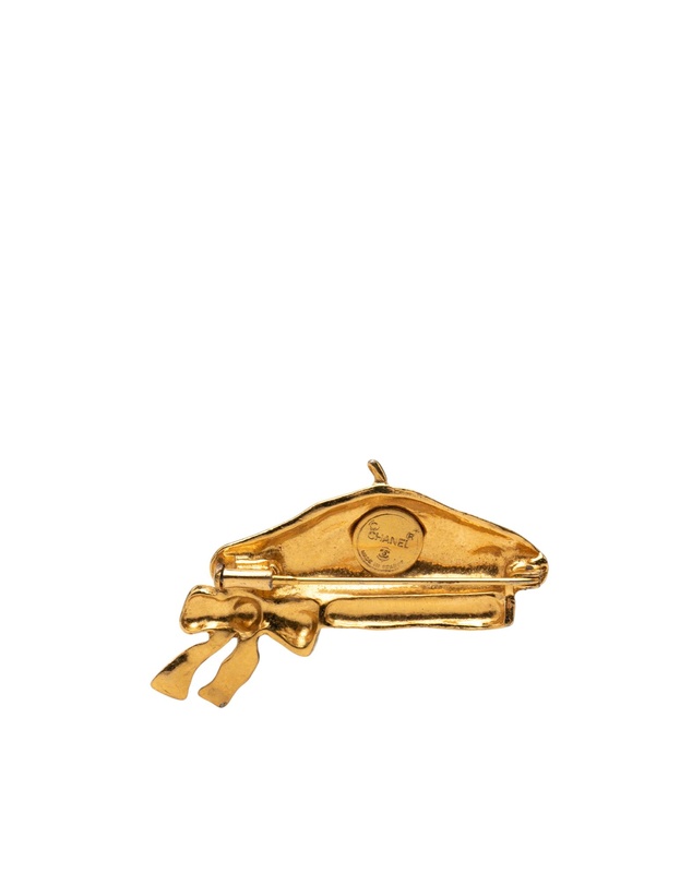 Pre-Loved by Azura Reborn - Pre-Loved Gold Plated Beret Hat Brooch