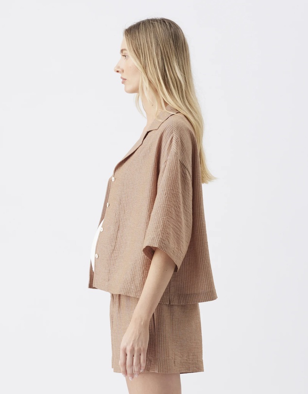 Ripe Maternity - Paige Stripe Shirt