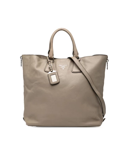 Pre-Loved by Azura Reborn - Pre-Loved Vitello Daino Side Zip Convertible Tote